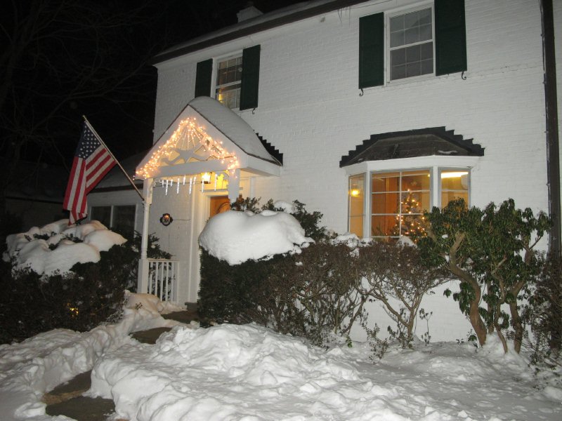 frozen house