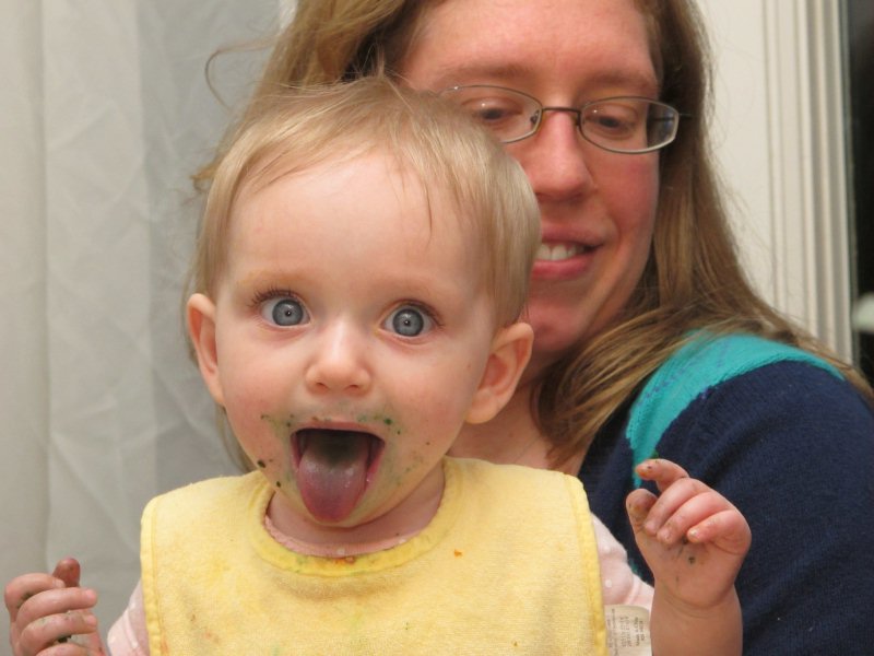 the effects of christmas cookies with green icing