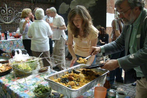 Anna, Geof, paella