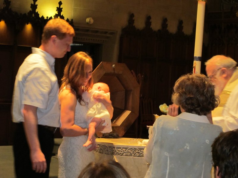 Godparents Philip and Tessa