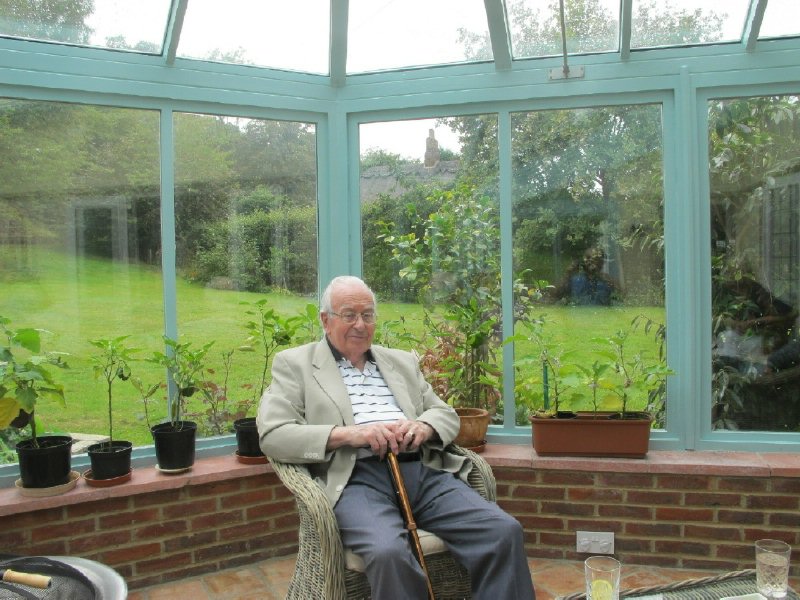 dad in sun room