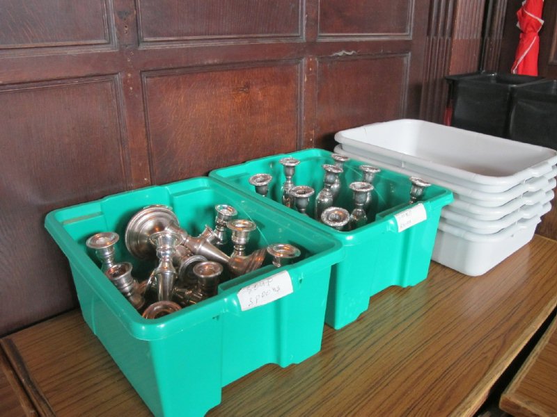 Balliol refectory-candlesticks