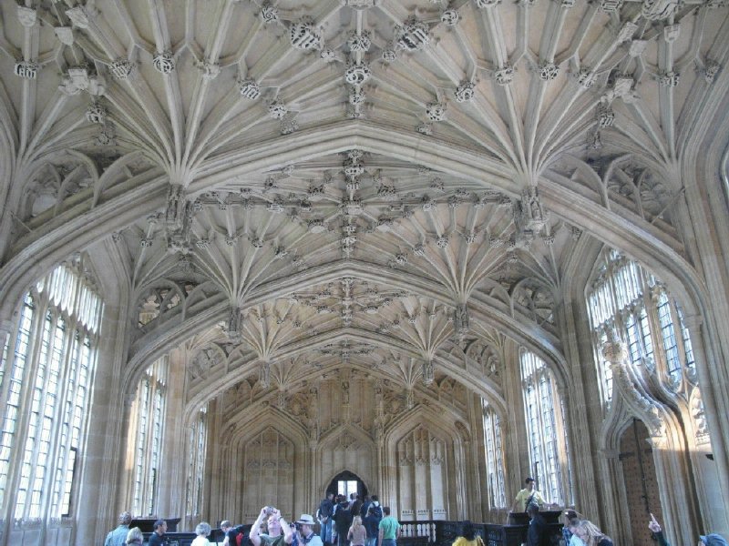 ceiling carving in the Bodleian