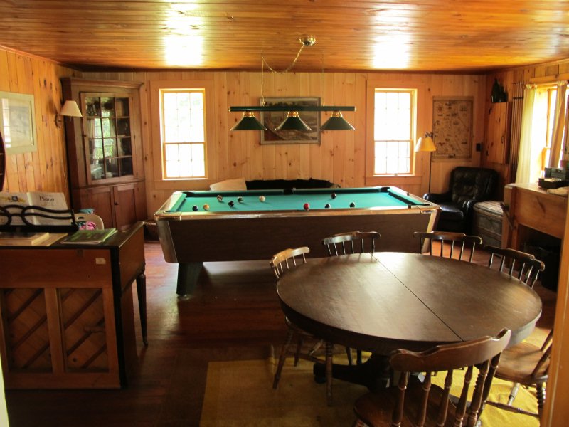 The pool room